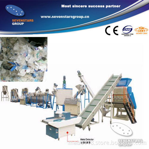 High Tech Low Power PE Film Crushing and Washing Line